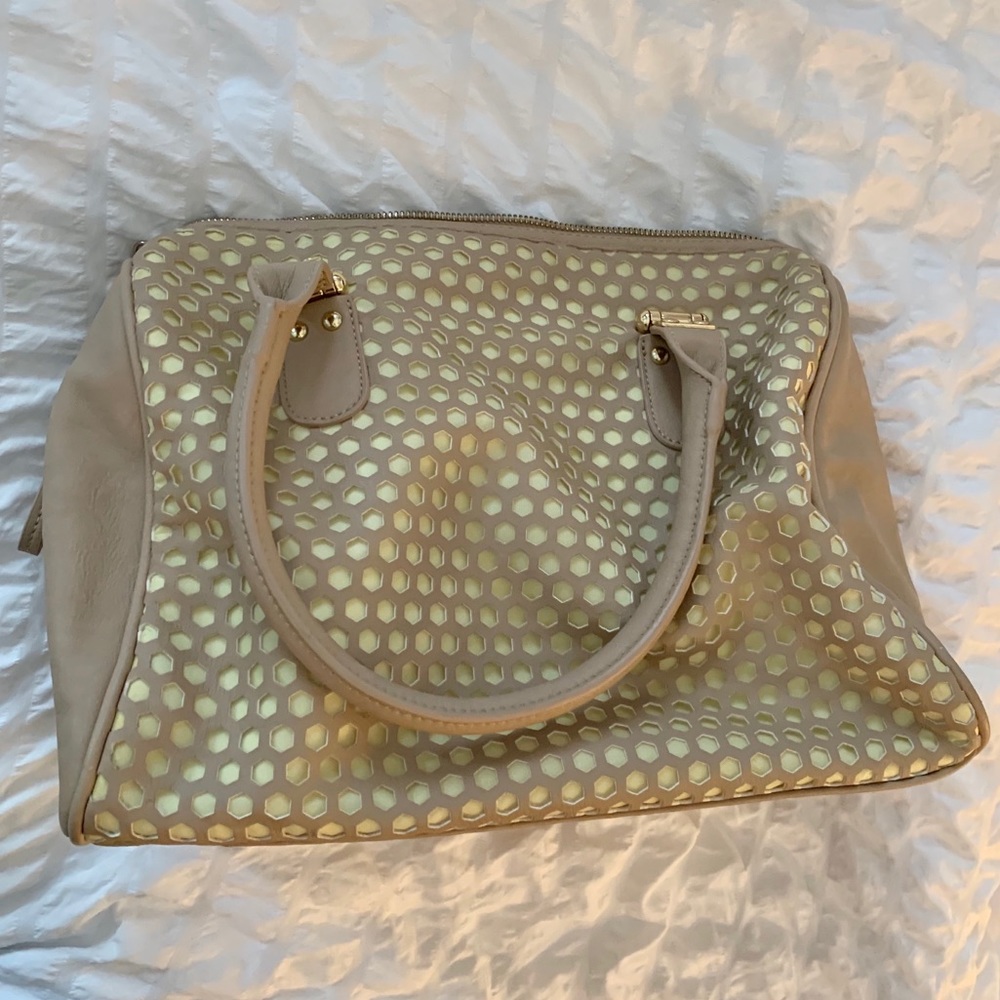 Yellow and Tan Tote